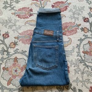Madewell Women's Straight Leg Blue Jeans